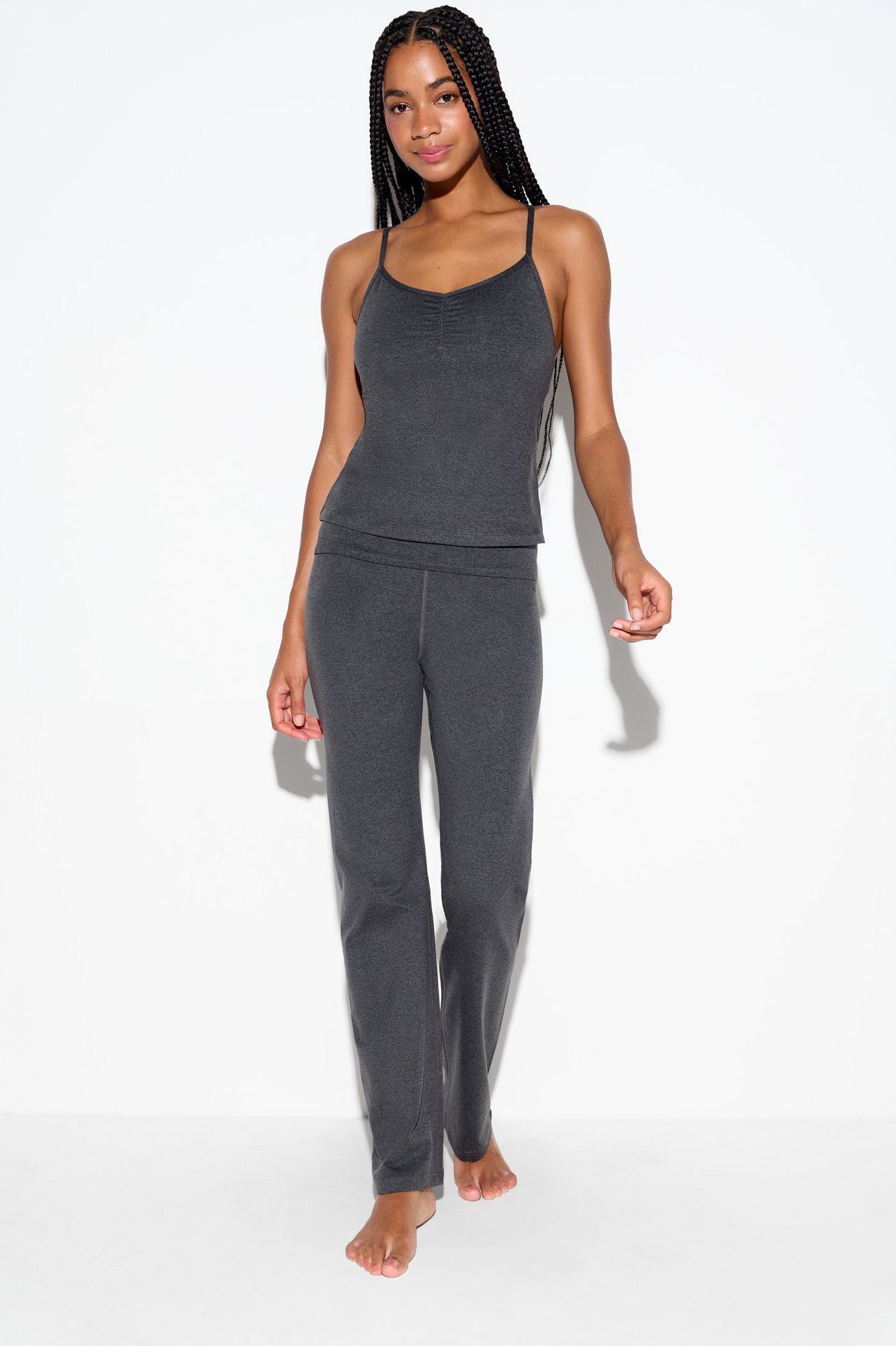 Blair Foldover Pant - Vintage Black