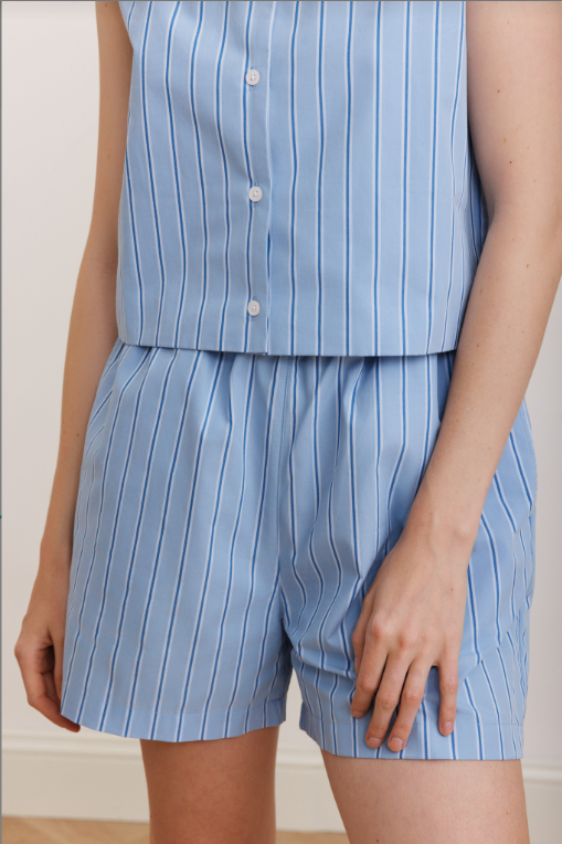 Jada Striped Short - Brilliant Blue