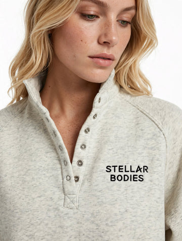 Stellar Snap Collar Sweatshirt
