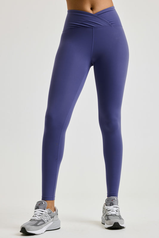 Stretch Veronica Legging - Barre Blue