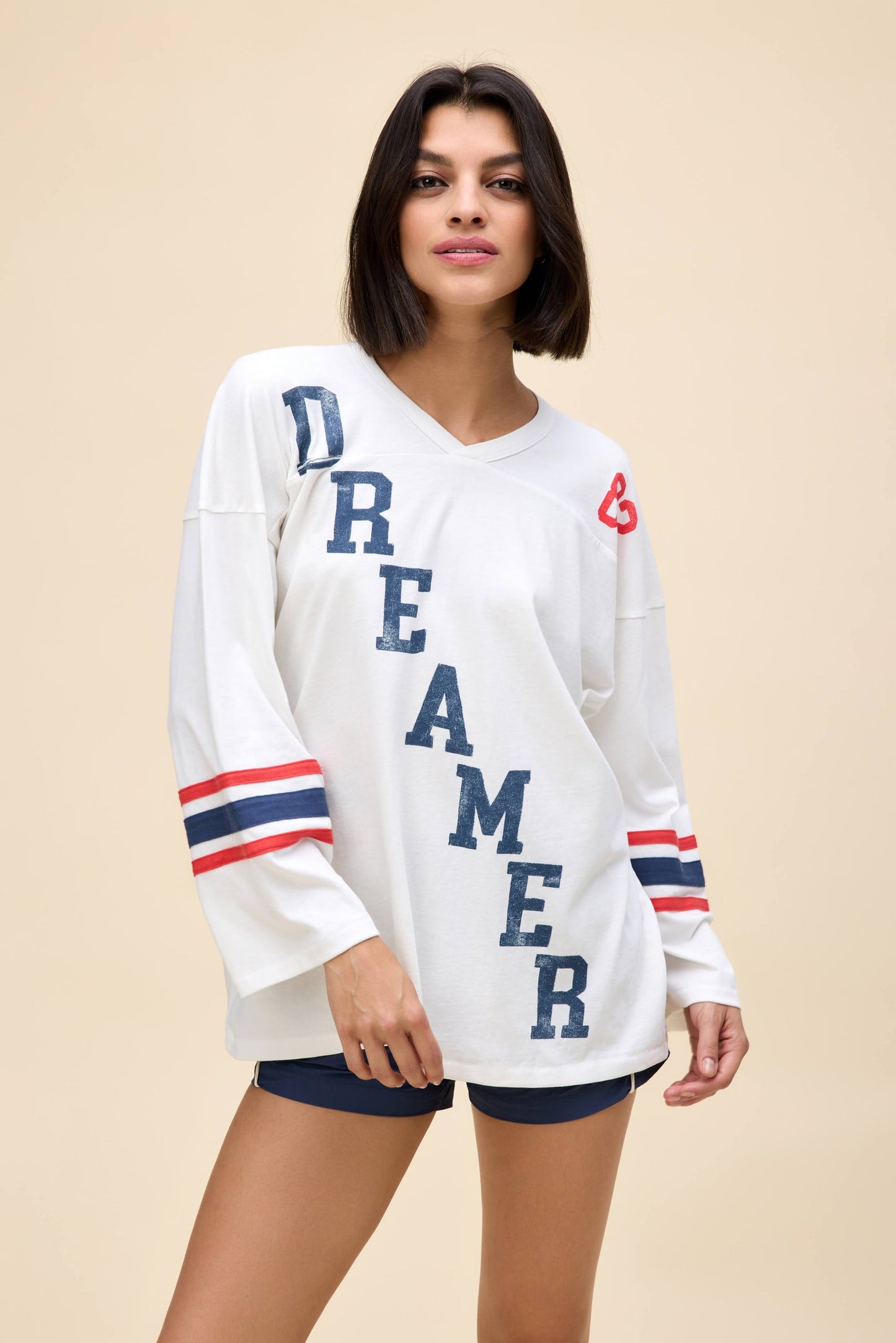 Dreamer Hockey Jersey - Vintage White Combo