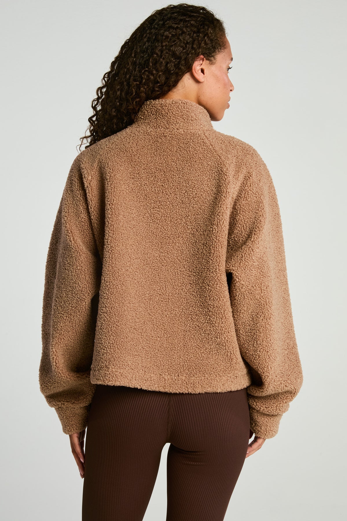 Lucia Half Zip - Taupe