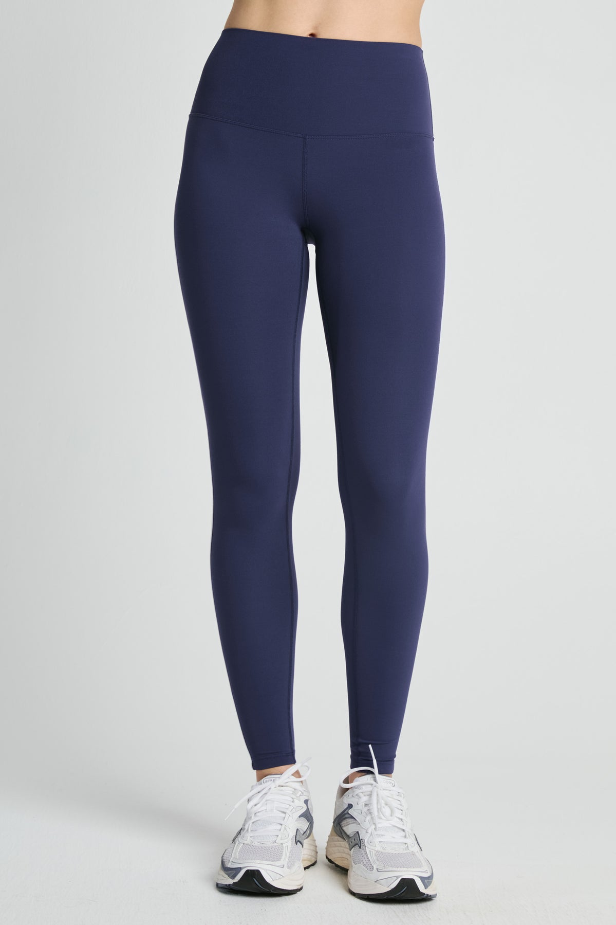 Studio Track Legging - Navy/White