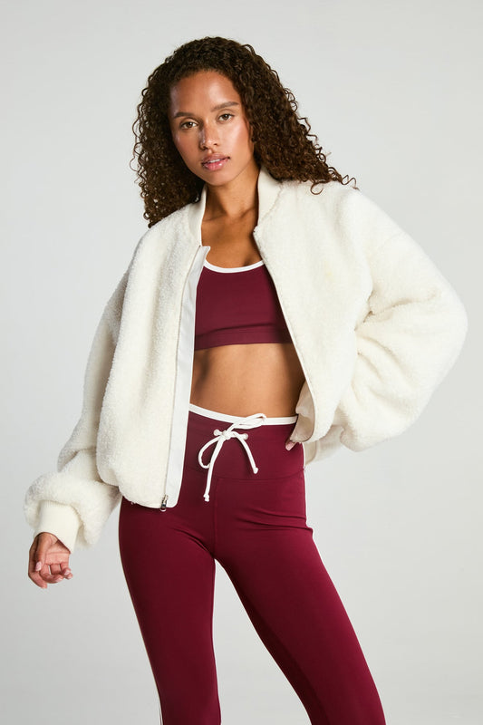 Sherpa Bomber - Cream