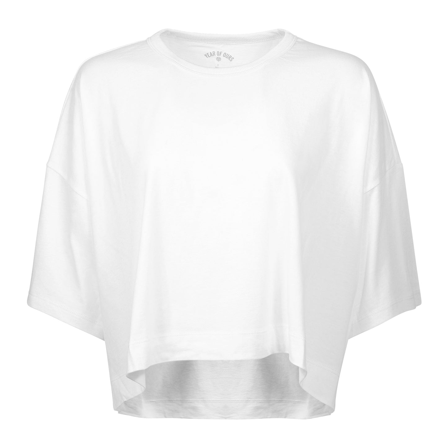 The XL Crop Tee - Cream