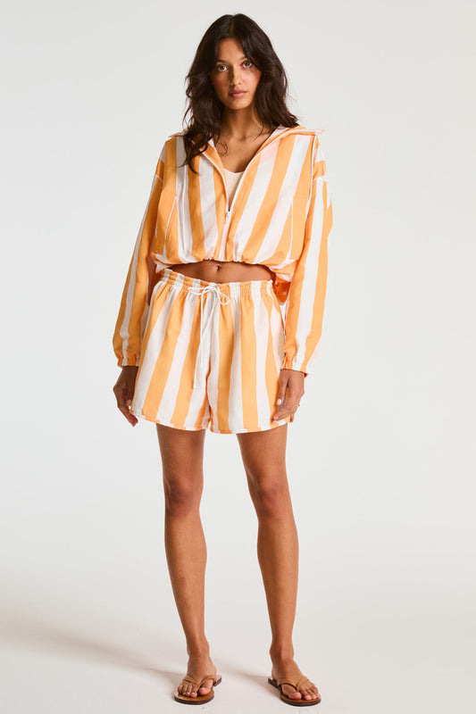 Year Field Jacket - Mango Stripe