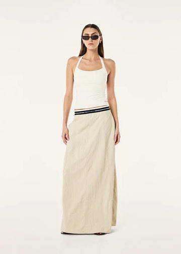 Unwind Halter Tank - Whisper White