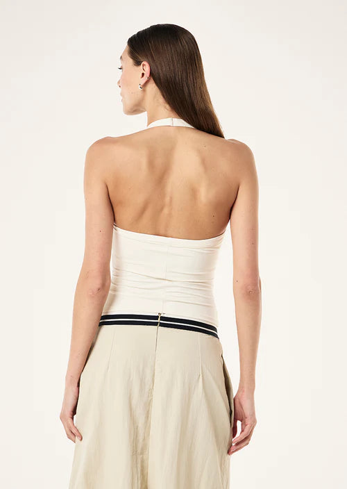Unwind Halter Tank - Whisper White