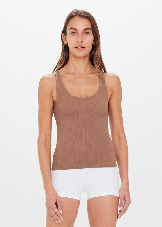 Balance Seamless Lenny Tank - Mocha