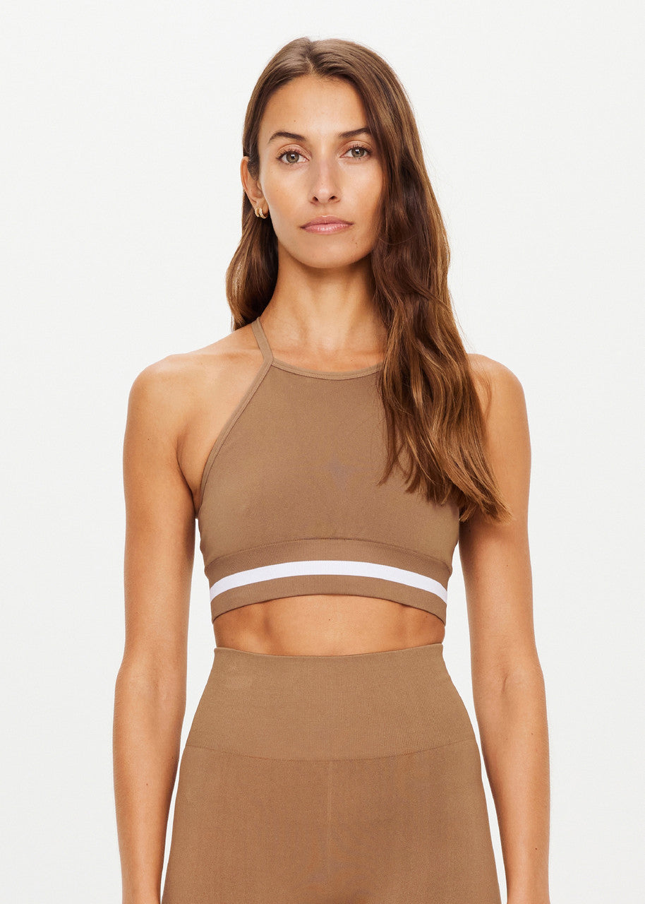 Form Seamless Angie Crop - Mocha