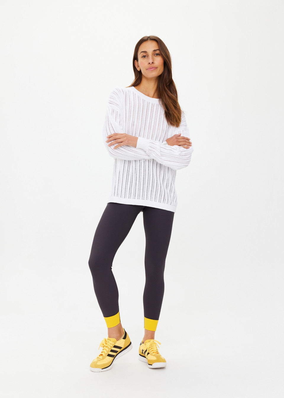 Muse Chesca Long Sleeve Knit - White