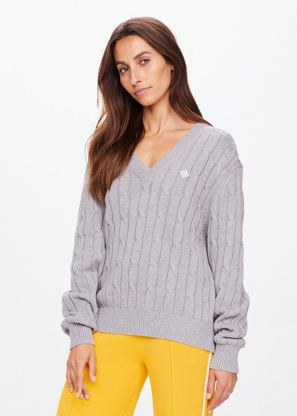 Seymour Cable Knit Sweater - Grey