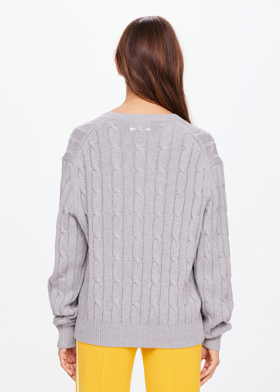 Seymour Cable Knit Sweater - Grey