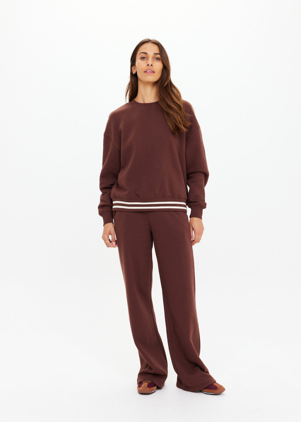 Toluca Lisel Crew Neck Sweater - Brown