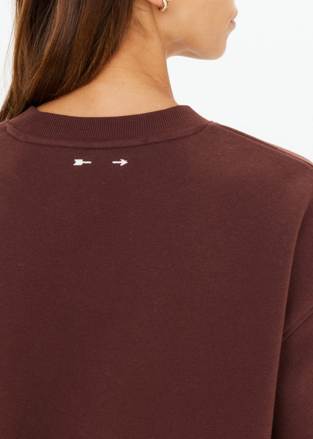 Toluca Lisel Crew Neck Sweater - Brown