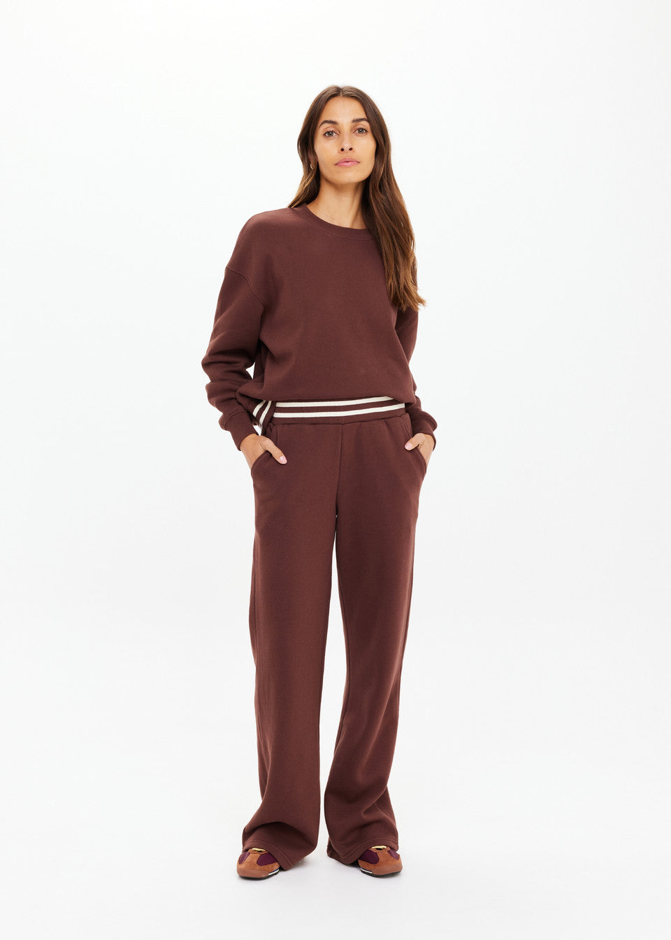 Toluca Willow Wide Leg Pant - Brown