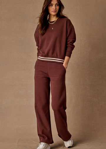 Toluca Willow Wide Leg Pant - Brown