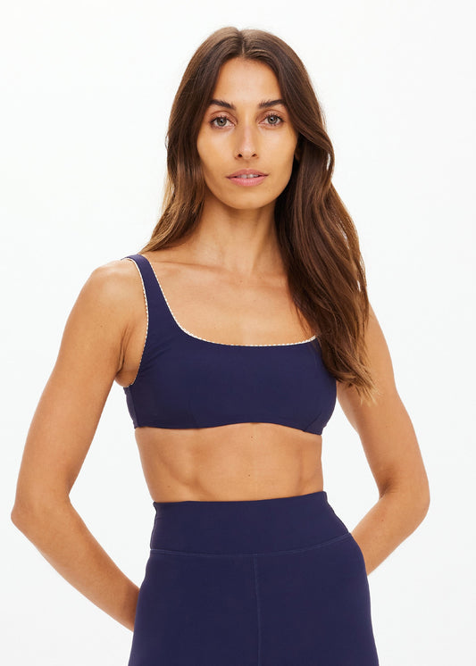 Maison Rory Scoop Bra - Navy