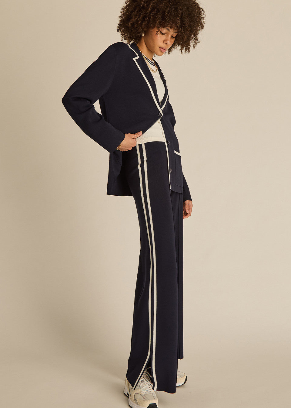 Monte Carlo Freya Knit Pant - Navy