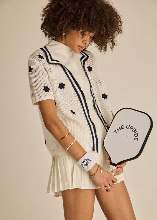 Piazza Koa Knit Shirt - White