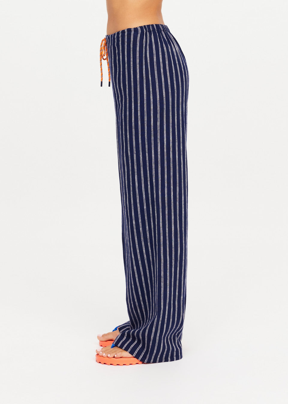 Belize Charli Drawstring Pant - Stripe