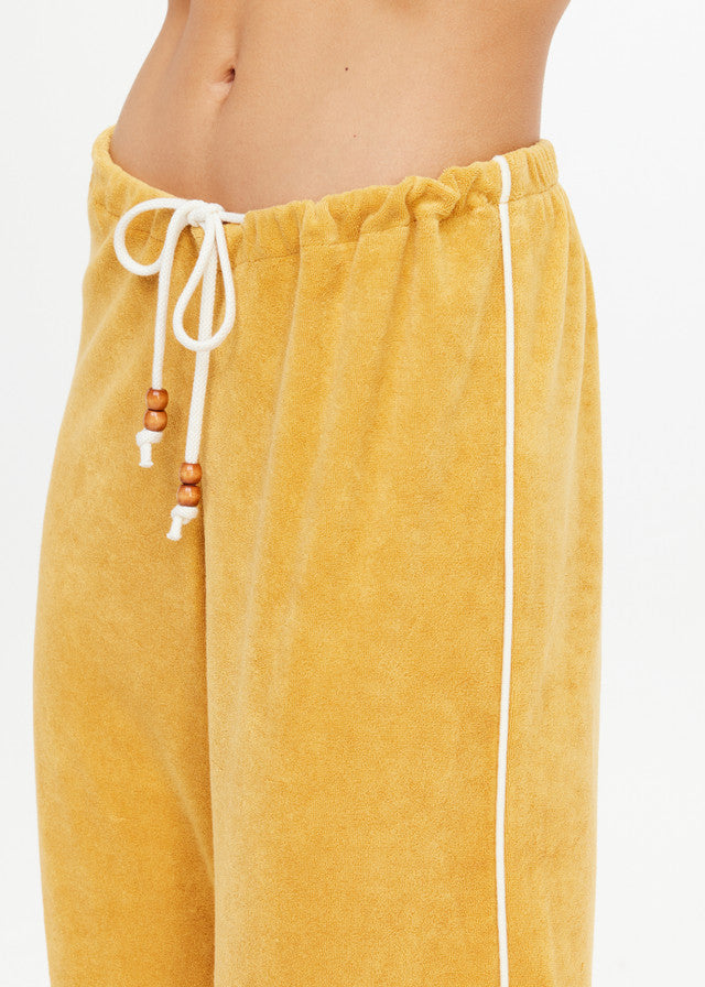 Cocos Charli Drawstring Pant - Yellow
