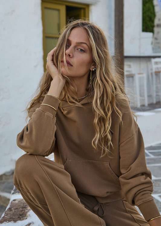 Kalo Delphi Hoodie - Brown