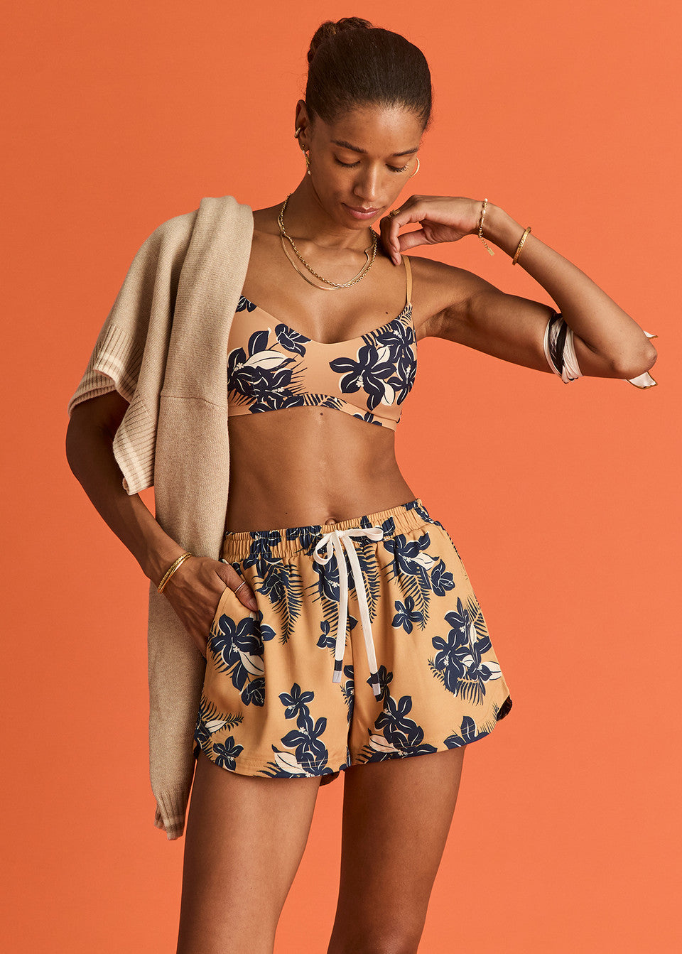 Aruba Ballet Bra - Floral