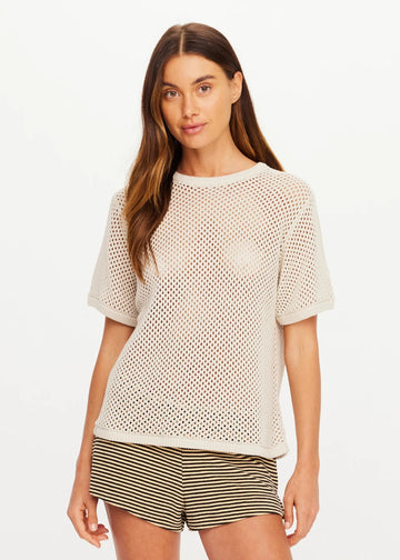 Knit Casey Tee - Natural