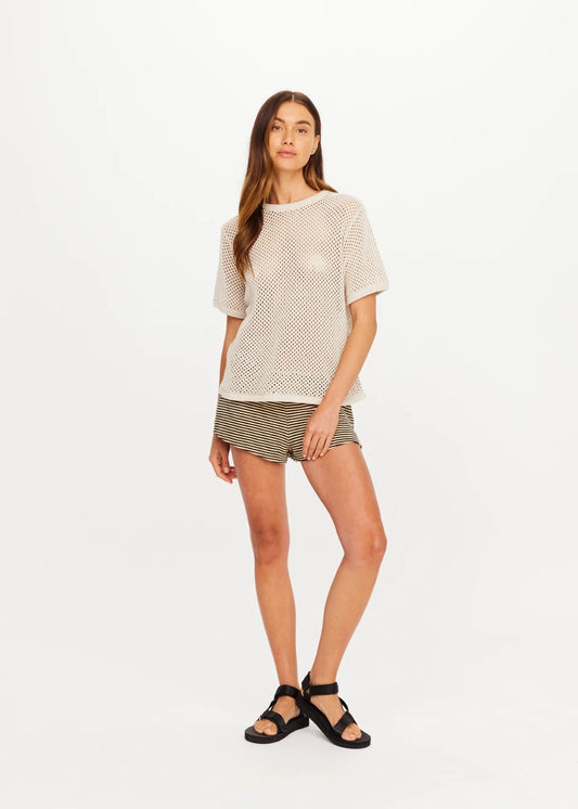 Knit Casey Tee - Natural