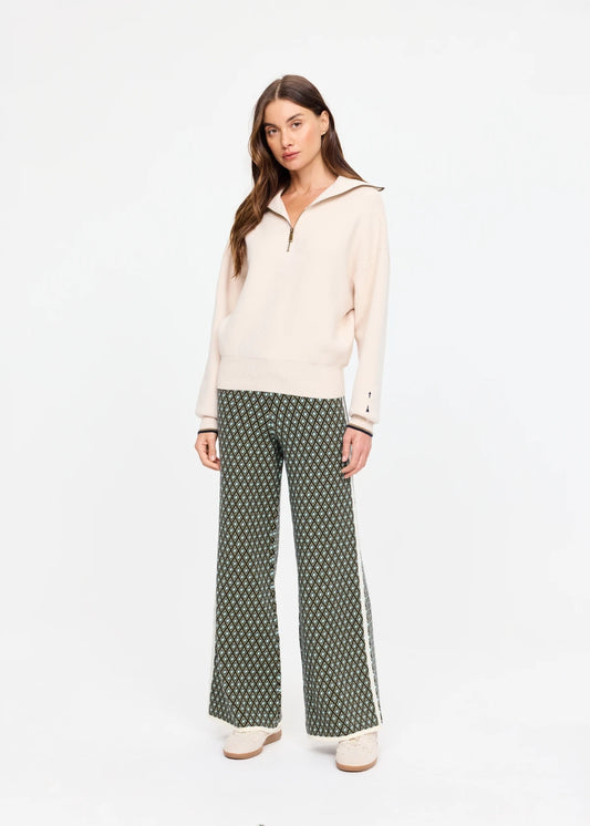 Kairo Half Zip Knit - Cream