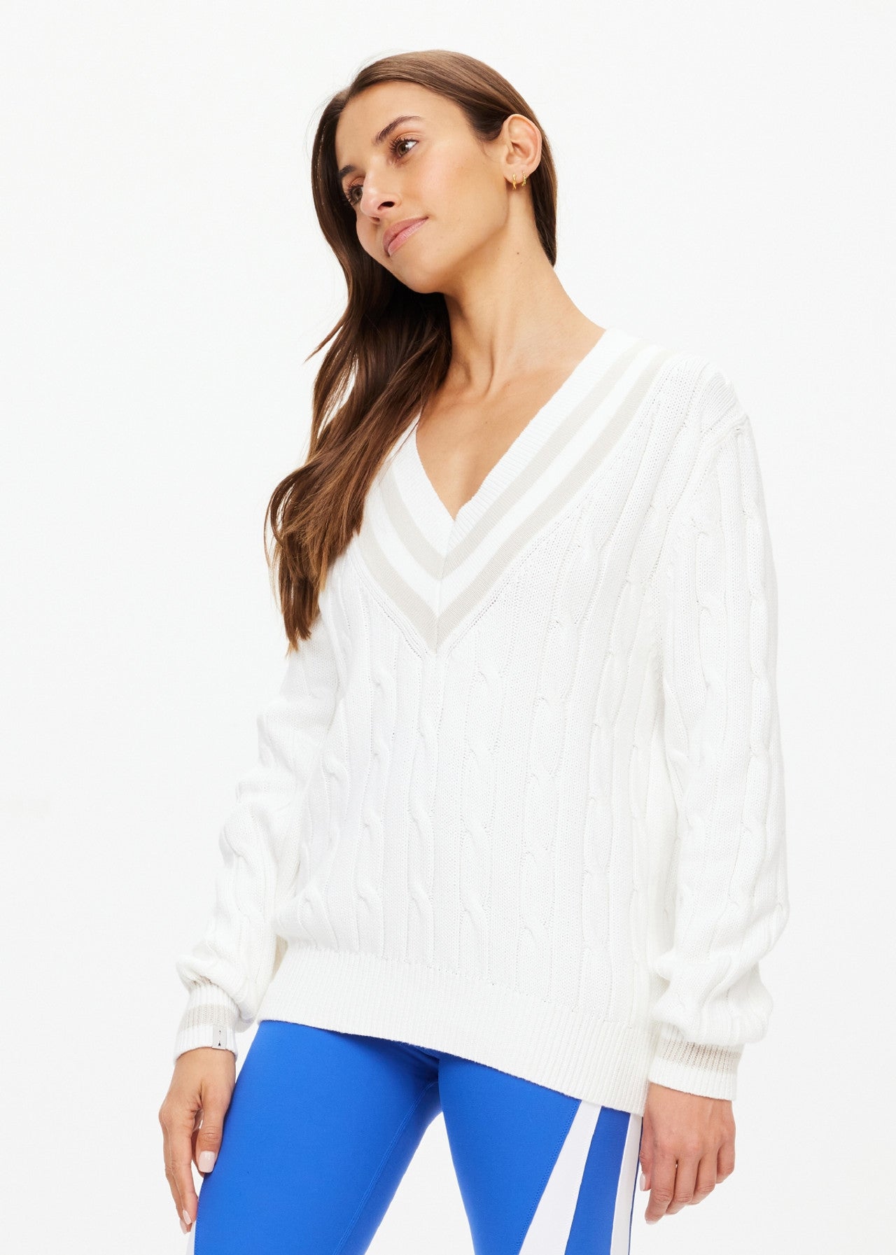 Louie Knitted Sweater - White