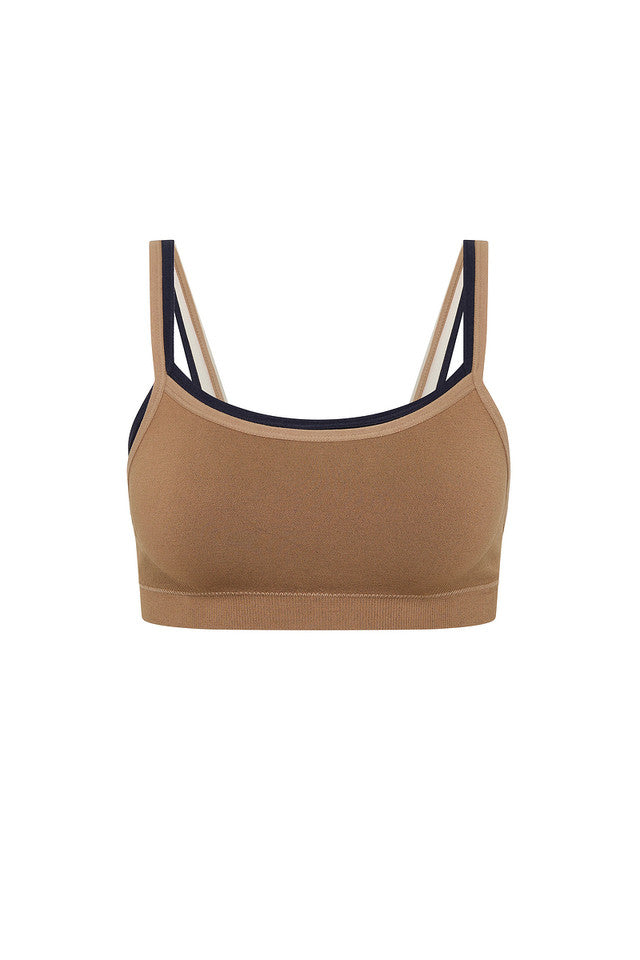 Form Seamless Kelsey Bra - Mocha Brown