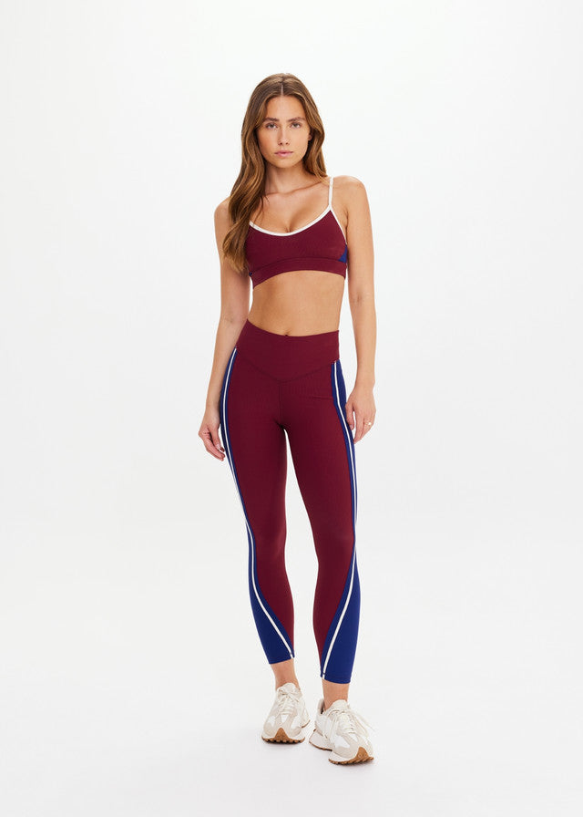 Adesa 25in High Midi Pant - Maroon