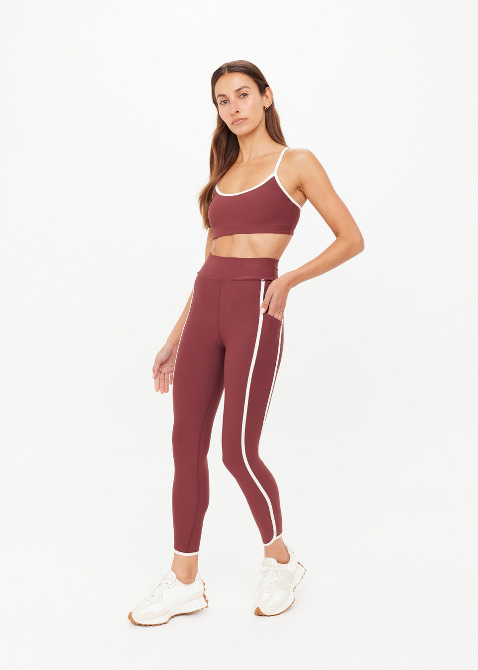 Samara 25In Midi Pant - Red