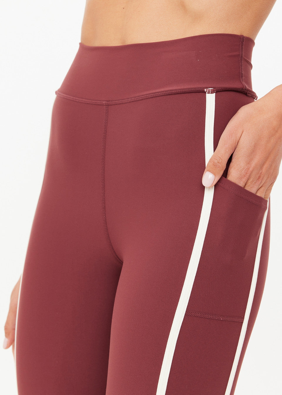 Samara 25In Midi Pant - Red