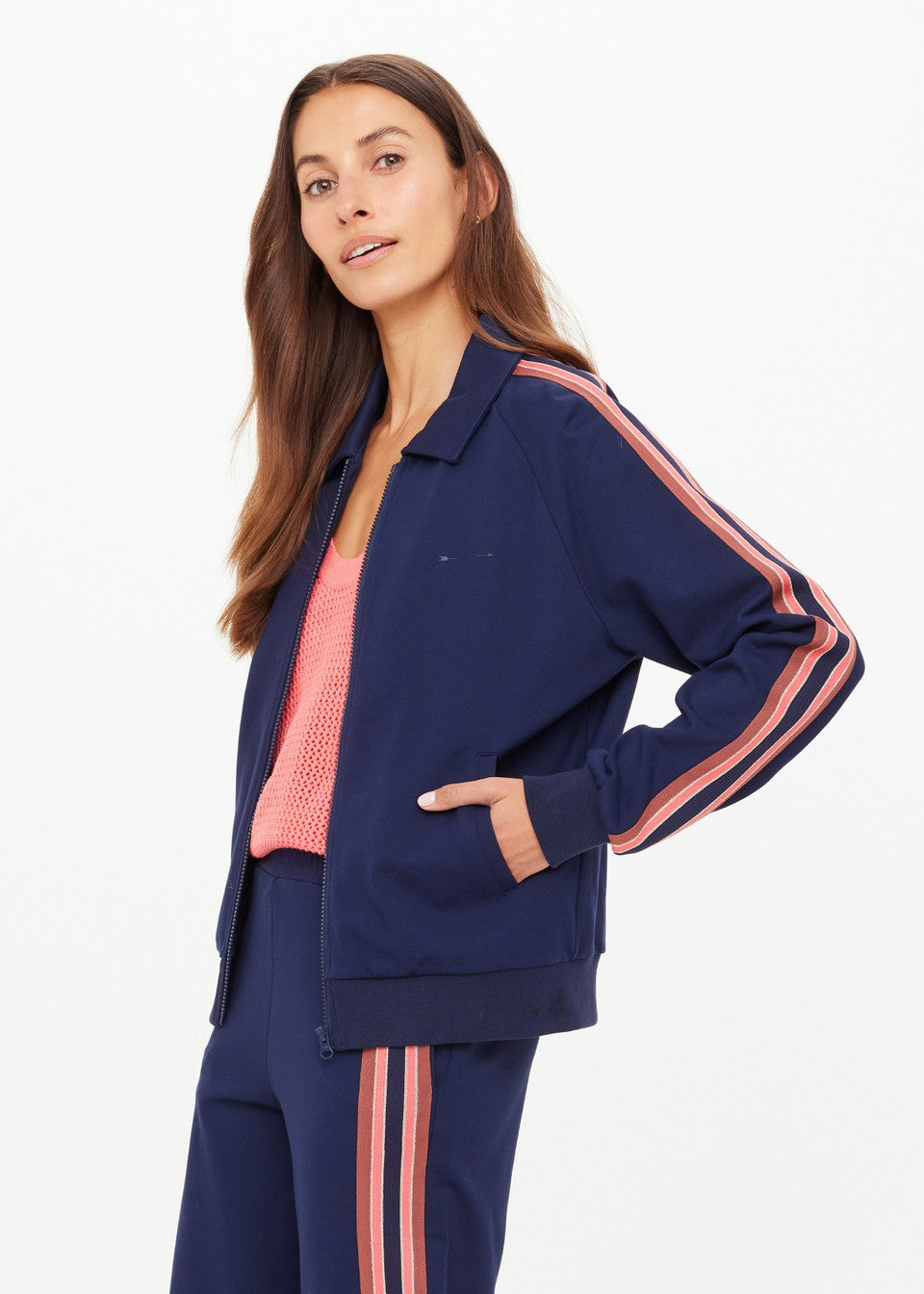 Ananda Pari Zip Jacket - Navy