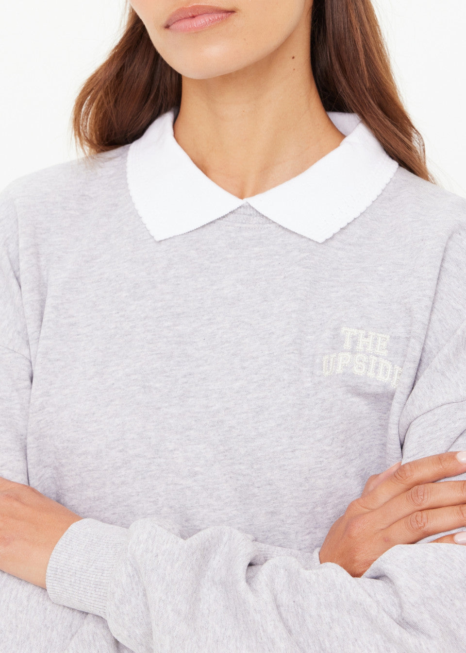 Pascal Collared Crew - Grey