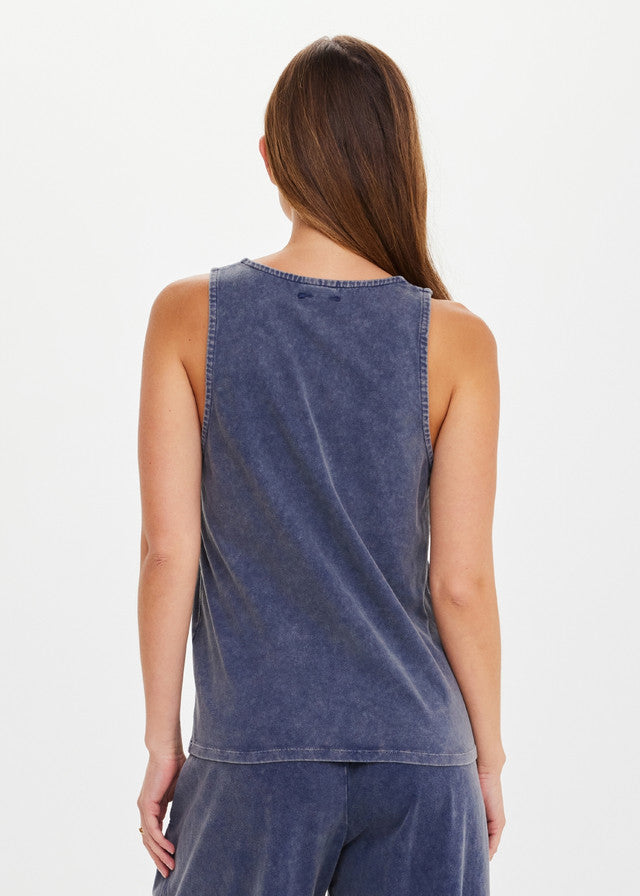 Soho Kapri Racerback Tank - Blue