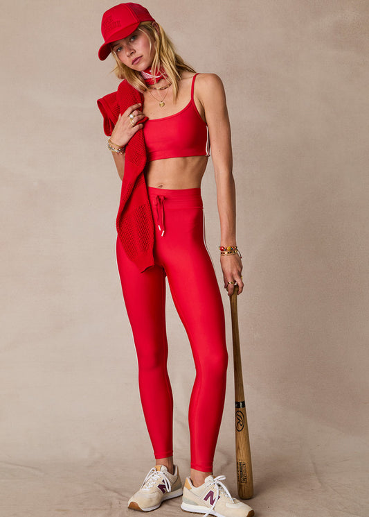 Oxford 25in Midi Pant - Red