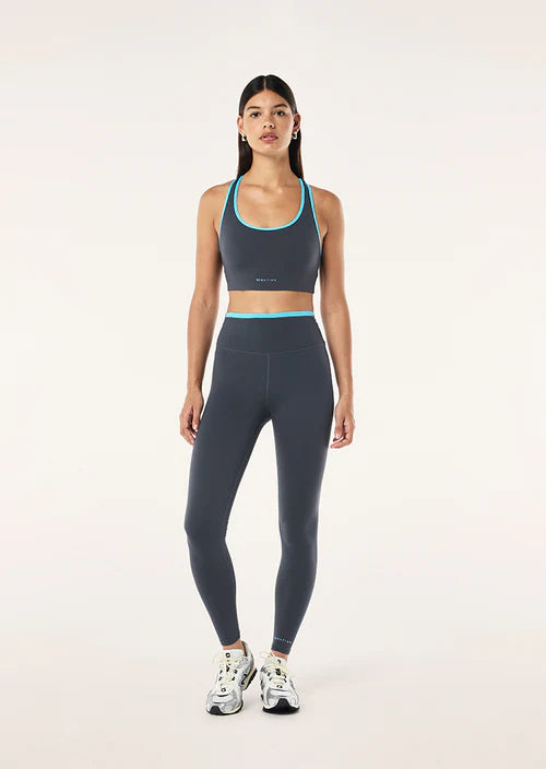 Vita Full Length Legging - Marine Blue / Turquoise