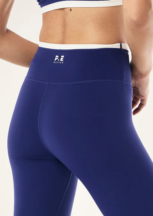 Vita Full Length Legging - BrightNavy/WhisperWhite