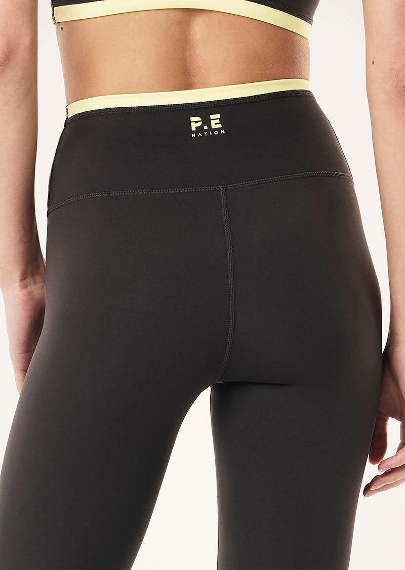 Vita Full Length Legging - Smokestone / Lemonade