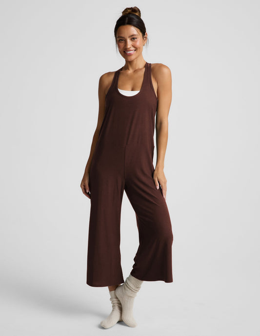 Featherweight Hang Loose Jumpsuit - Iced Mocha