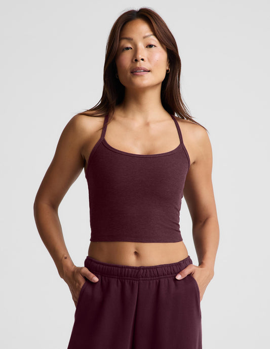 Spacedye Slim Racerback Crop Tank