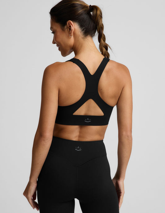 Glowzone Medium Impact Bra - Pitch Black