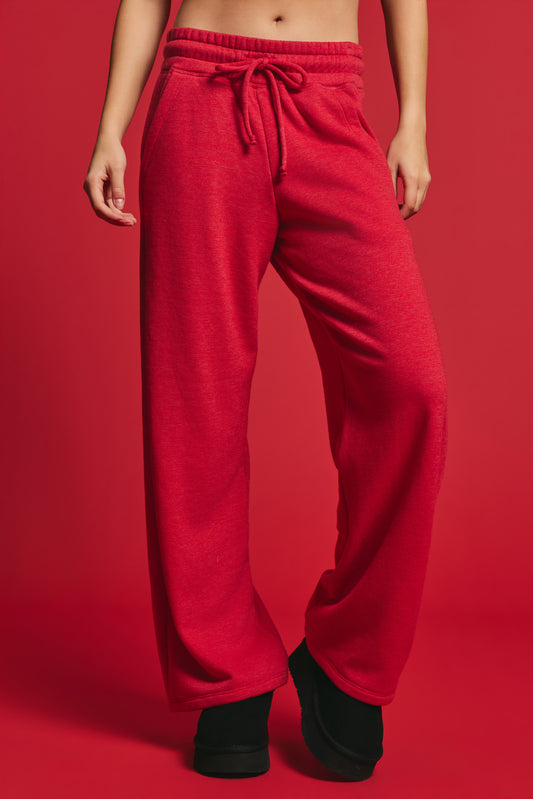 Weekend Sweatpant - Cranberry