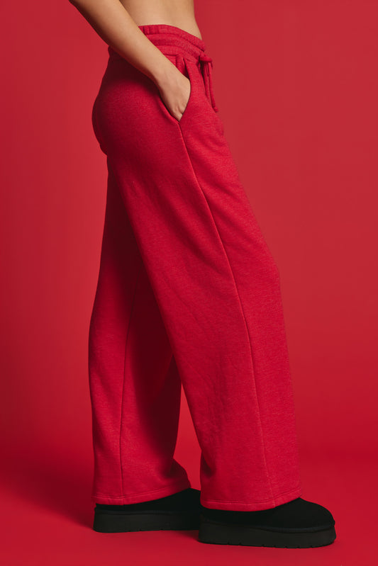 Weekend Sweatpant - Cranberry