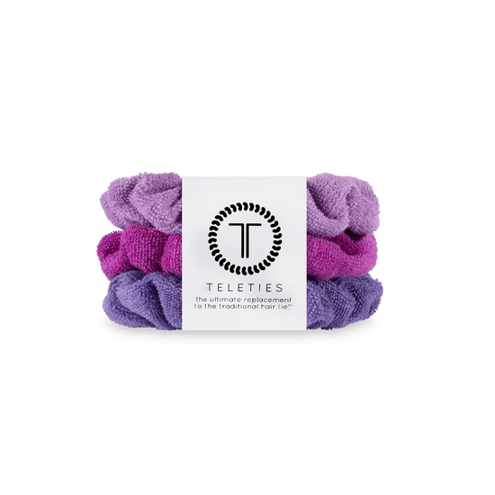 scrunchie for short hair teleties antigua terry cloth promo