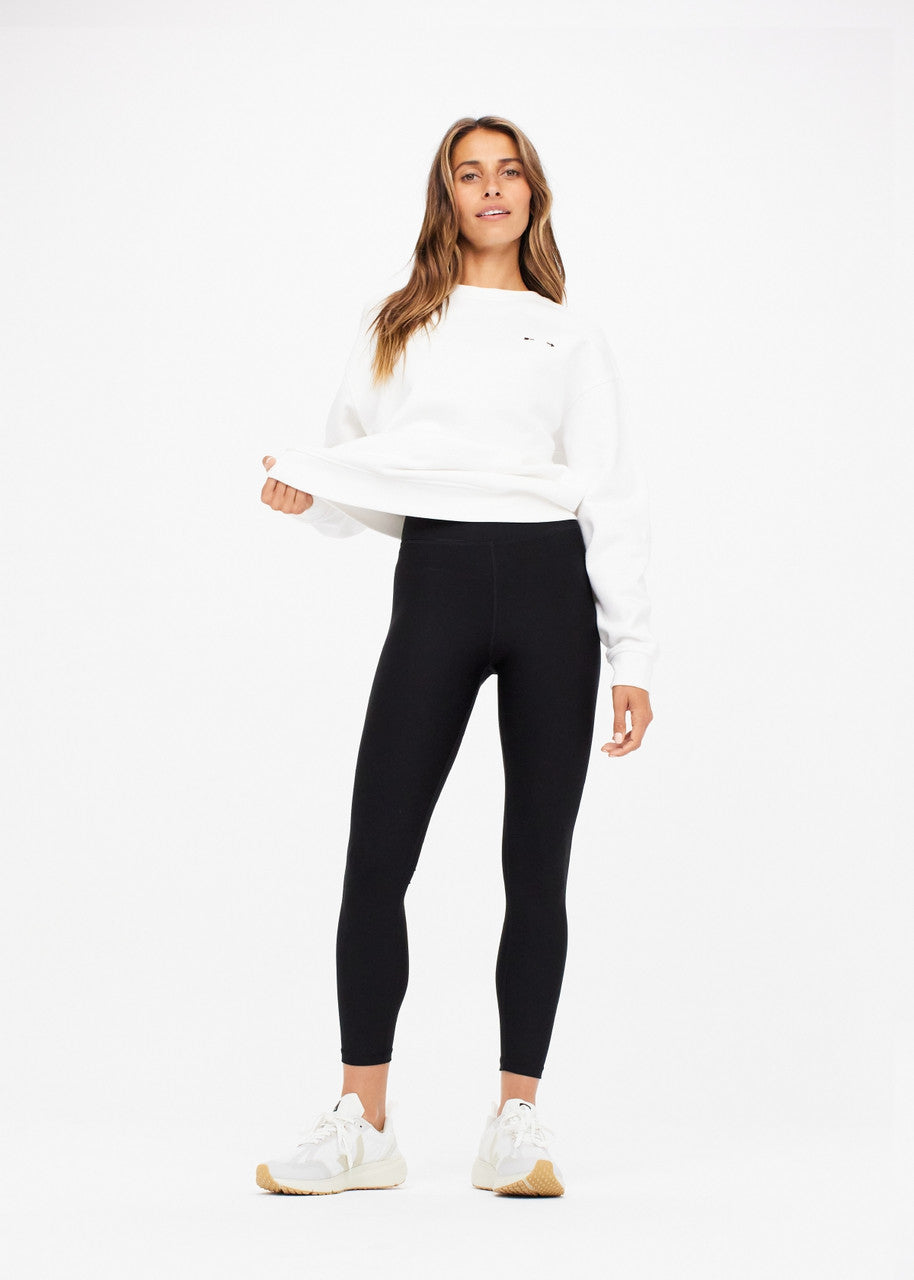 Matte Midi Pant - Black